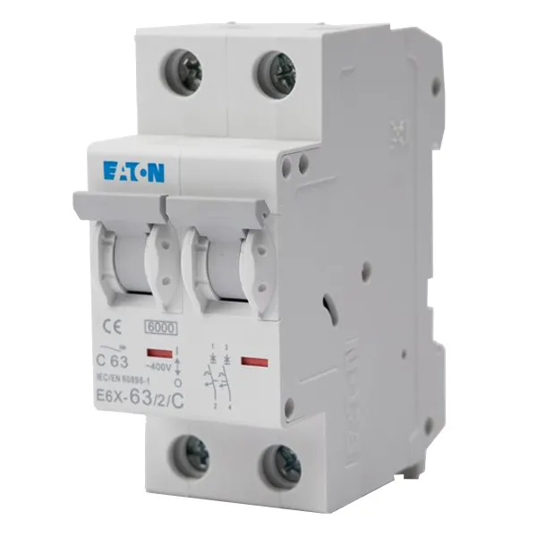 E6X-16/2/C INTERRUPTOR TERMOMAGNETICO 2P16A